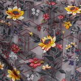 Winter Cotton Allover Digital Print 2 piece Suit