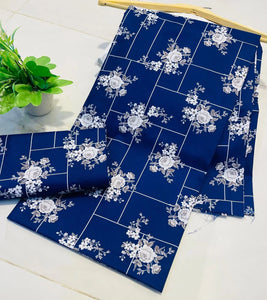 Digital Printed  2 piece Suit Unstitched polo cotton