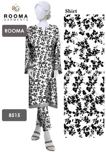 Winter Cotton Allover Digital Print 2 piece Suit